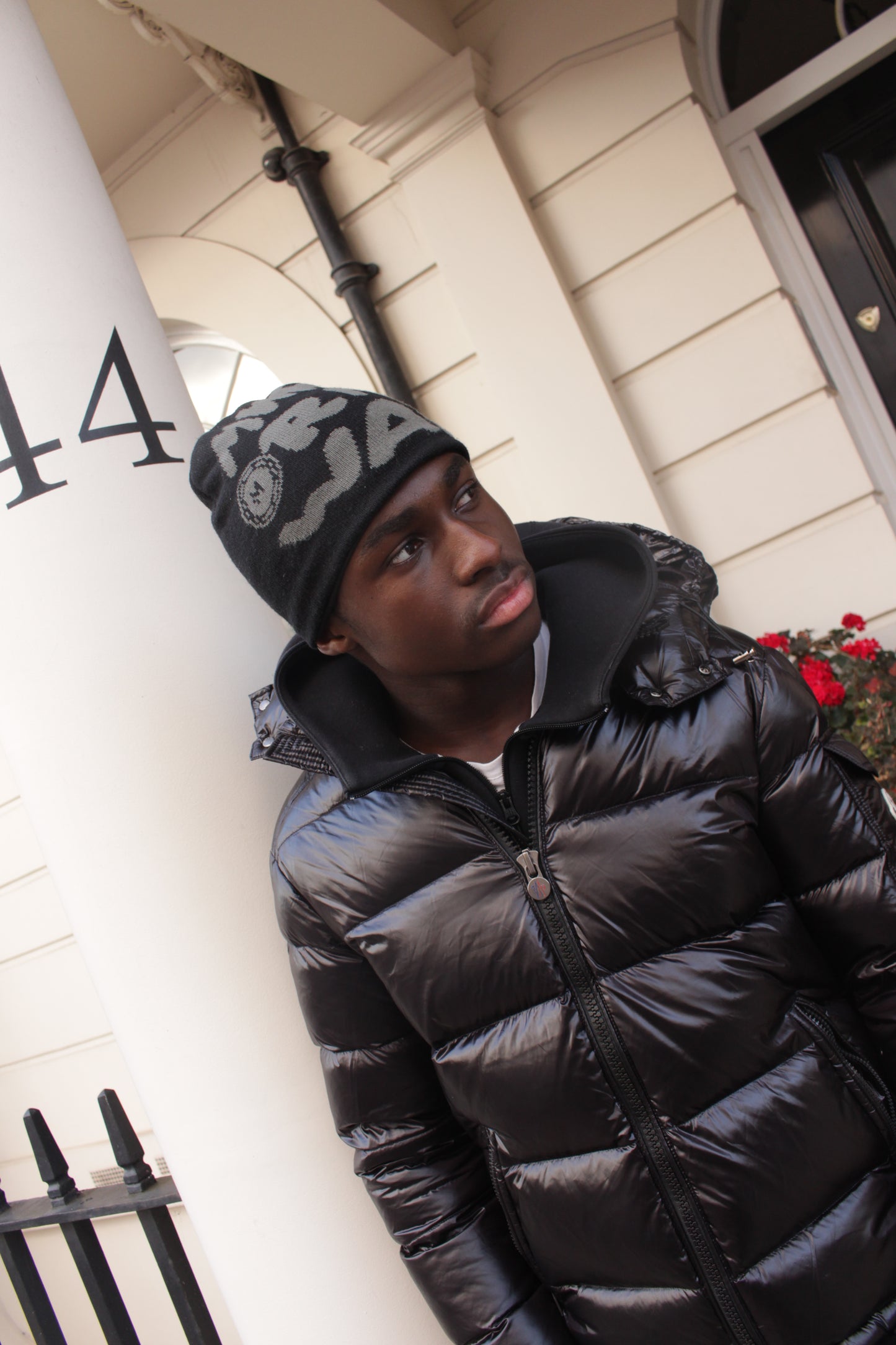 Satin Lined "M way or No way" Beanie